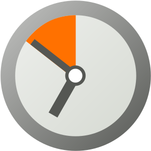 Pictogram voting wait orange.svg