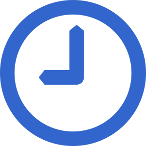 Clock Mark (Blue).svg